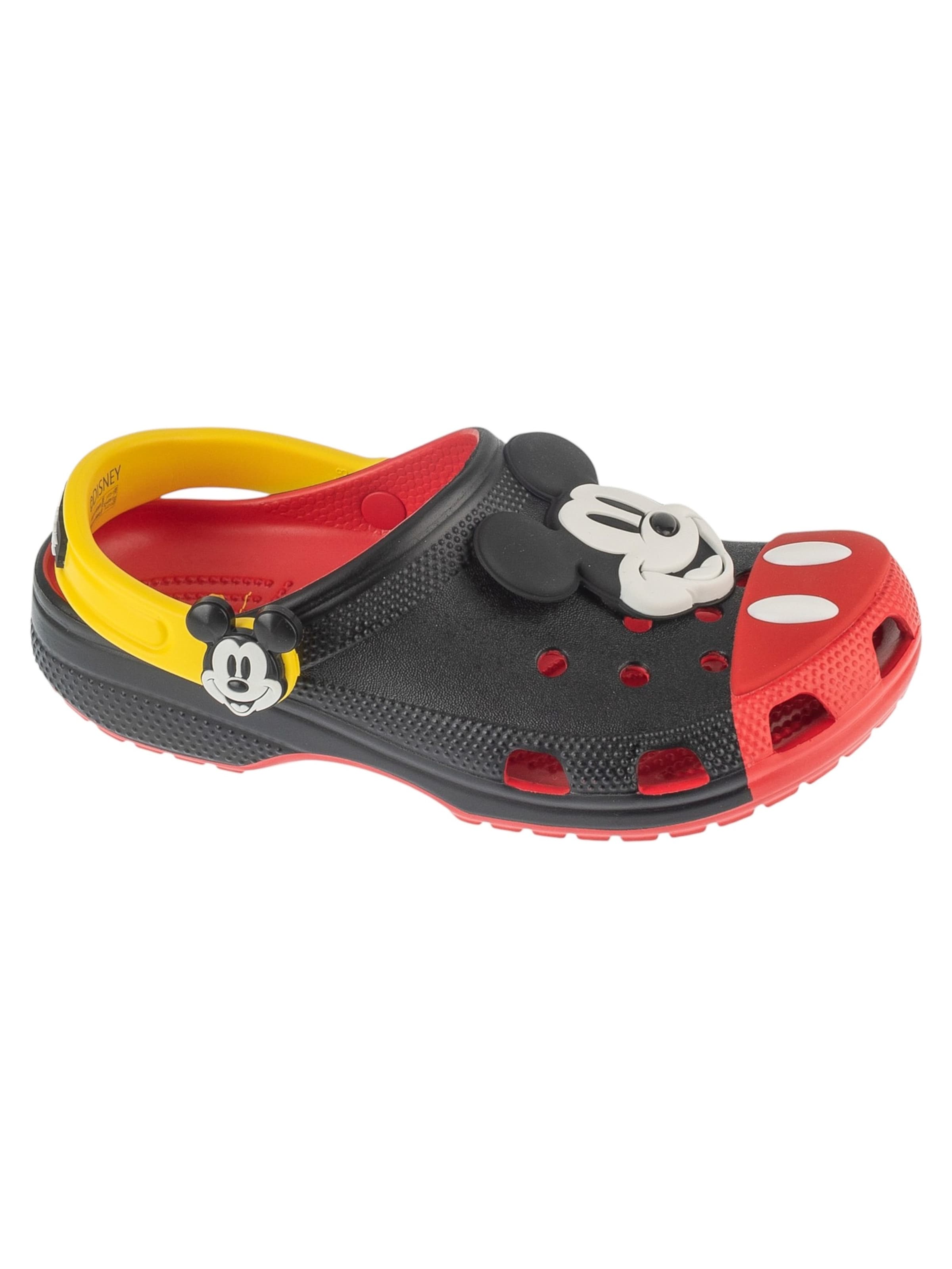 Crocs Sandals 'Crocs Mickey Mouse Classic Clog' in Black: front