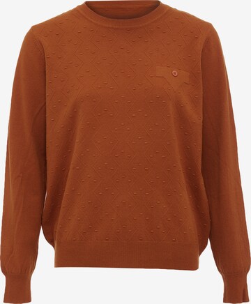 Pull-over LUREA en orange : devant