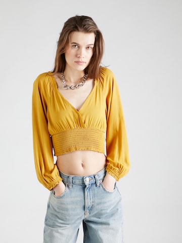 AÉROPOSTALE - Blusa 'SWEETHEART' em amarelo: frente