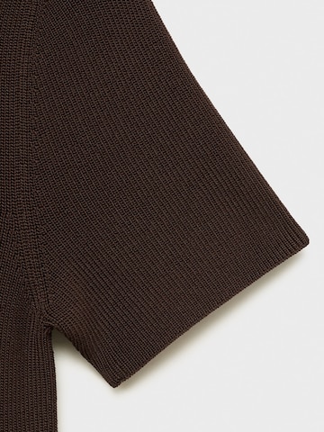 MANGO Knit dress 'SESETA' in Brown