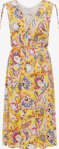 usha FESTIVAL Dress in Yellow: front