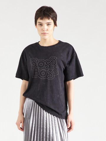 BOSS Shirt 'C_Eband_1' in Zwart: voorkant