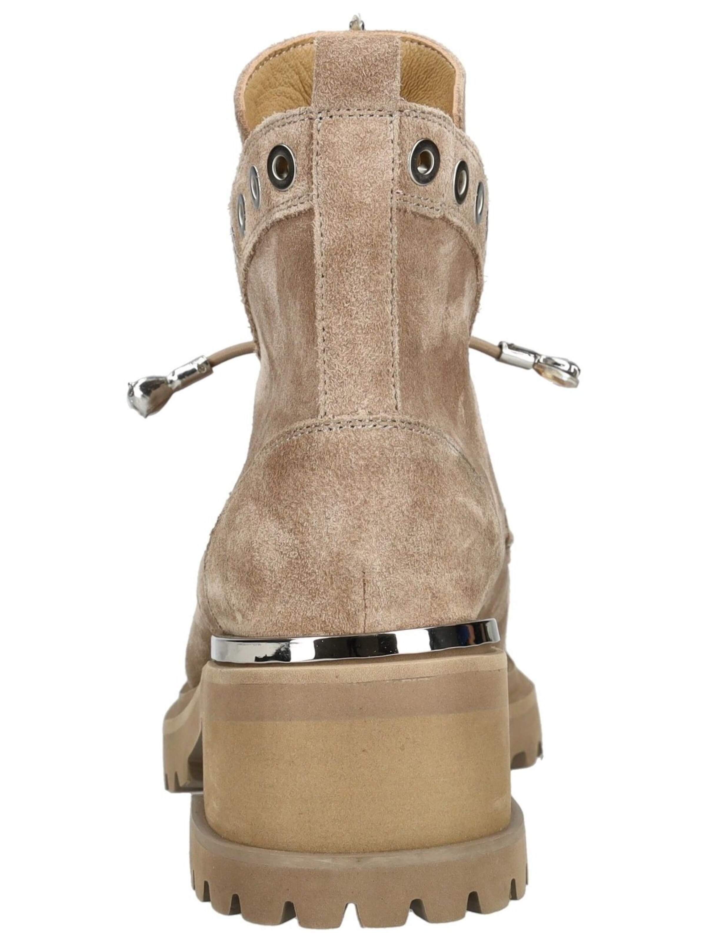 Alma En Pena Lace-up bootie in Beige