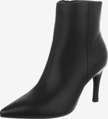 Ital-Design Stiefelette in Schwarz: Vorderseite