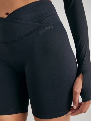 Skinny Pantaloni sport 'STUDIO' de la BJÖRN BORG pe negru