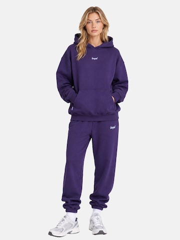 loyal Loosefit Unisex Sweatpants in Relaxed Fit in Lila: Vorderseite