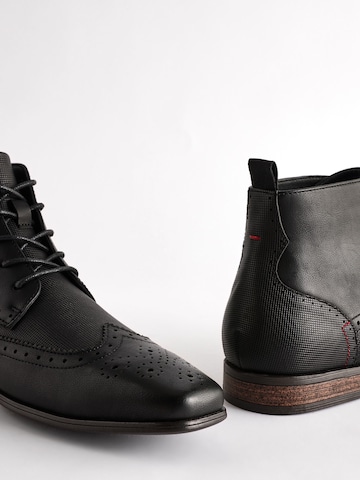 Next Lace-Up Boots in Black