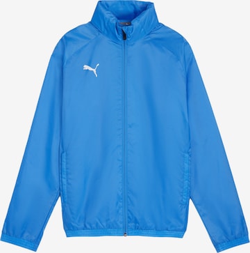 PUMA Athletic Jacket in Blue: front