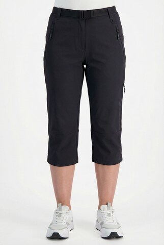 KILLTEC Regular Outdoor Pants in Black: front