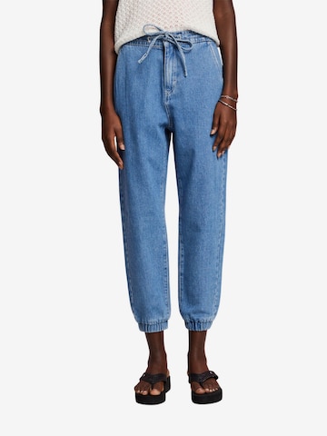 ESPRIT Tapered Jeans in Blauw: voorkant