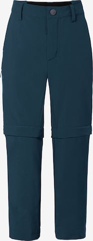 VAUDE Regular Athletic Pants in Blue: front