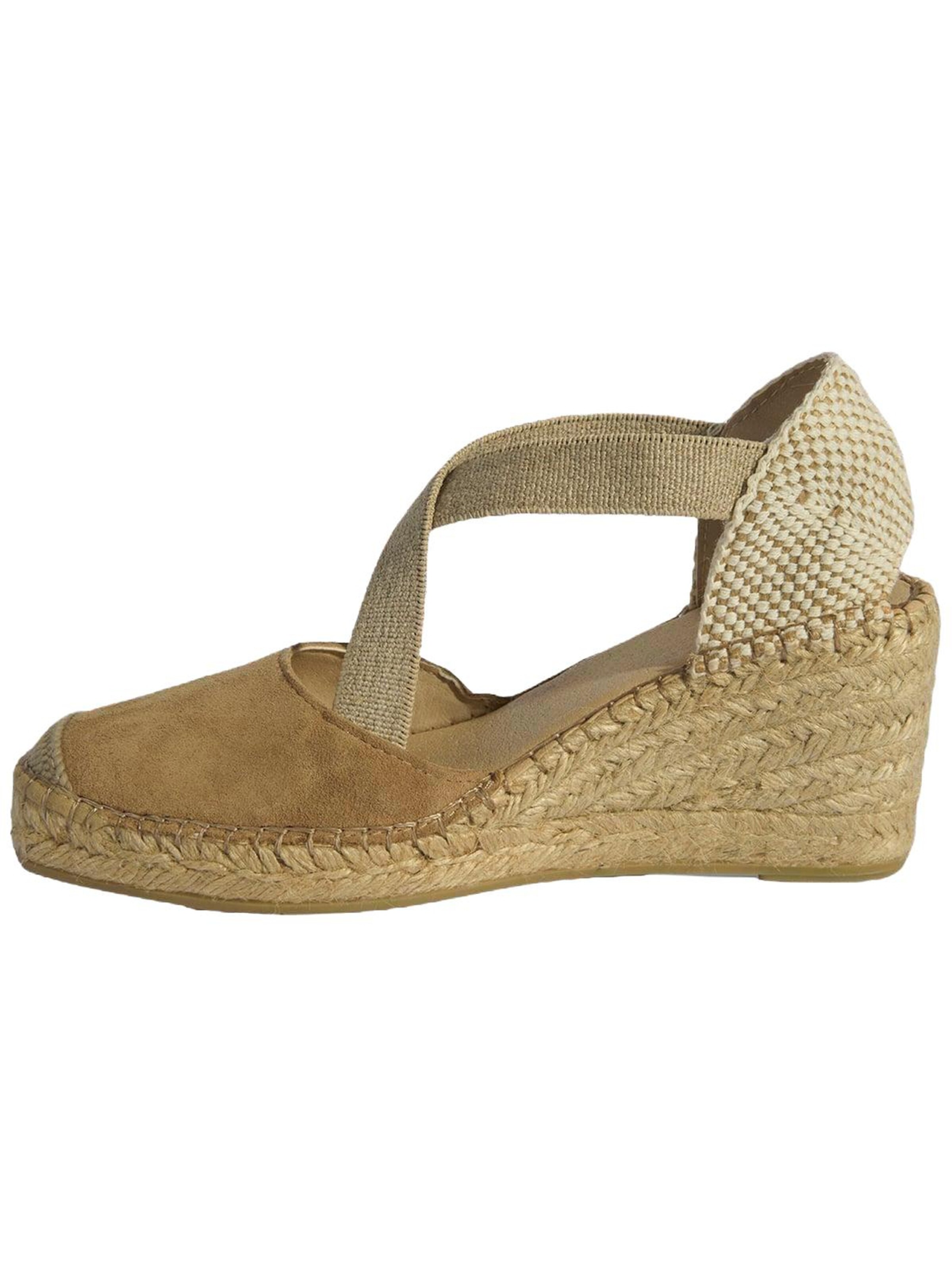 Desa Espadrilles 'Slip-Ons' in Beige