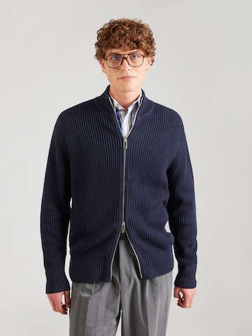 SELECTED Gebreid vest 'SLHDRY' in Blauw: voorkant