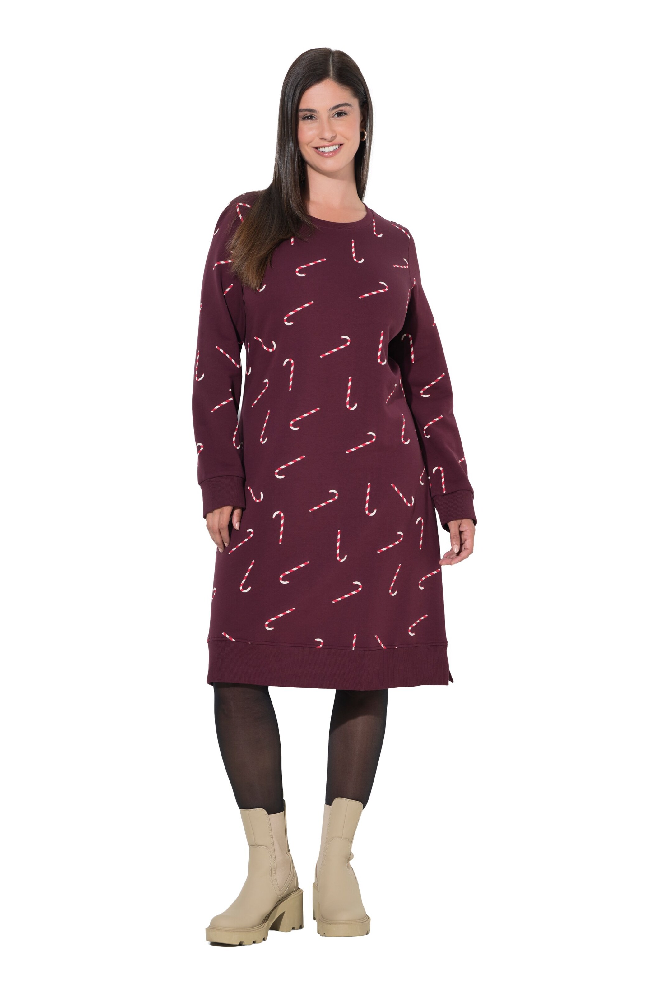 Ulla Popken Dress in Red: front