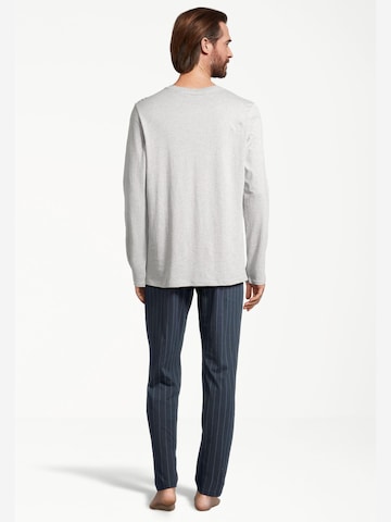 SCHIESSER Pajamas long 'Night & Home' in Blue
