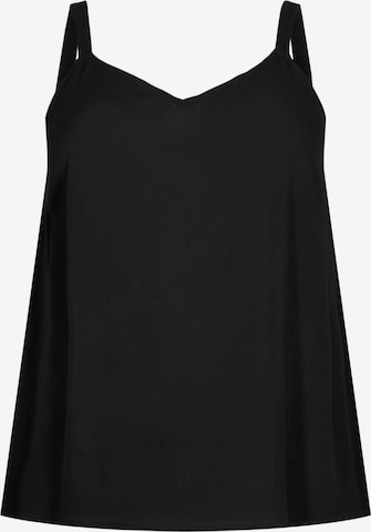 Zizzi - Top 'Vwisma' en negro: frente