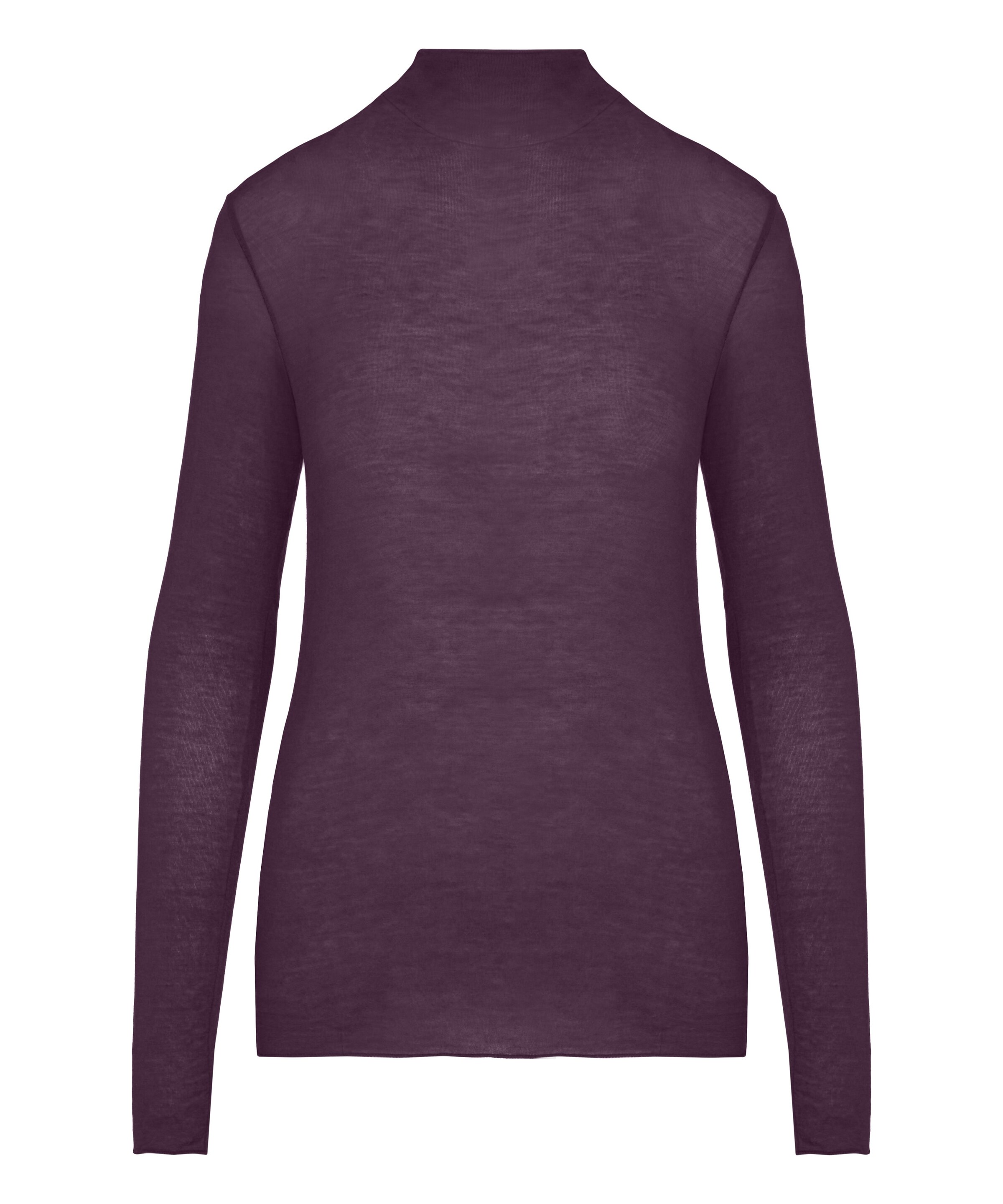 Hunkemöller Top 'Turleneck Cashmere' in Lila: voorkant
