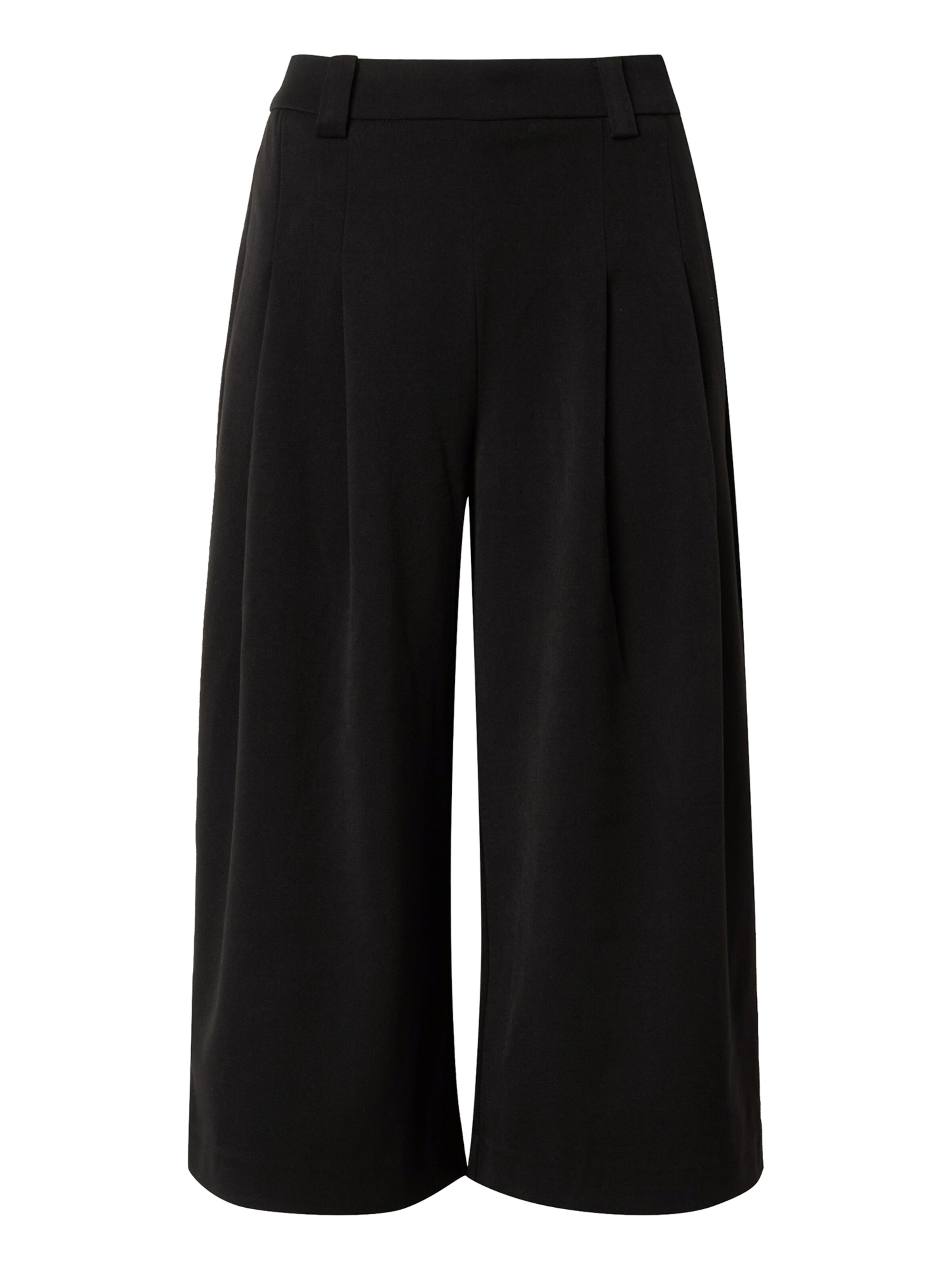 MSCH COPENHAGEN Wide Leg Hose in Schwarz: Vorderseite