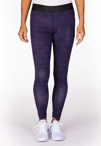 ViertelMond Slim fit Leggings in Purple: front