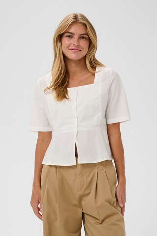 SAINT TROPEZ Blouse 'PersiaSZ' in White: front