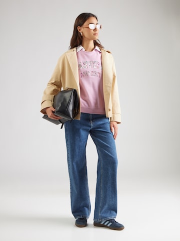 ONLY Sweatshirt 'ONLFREDERIKKA' in Purple