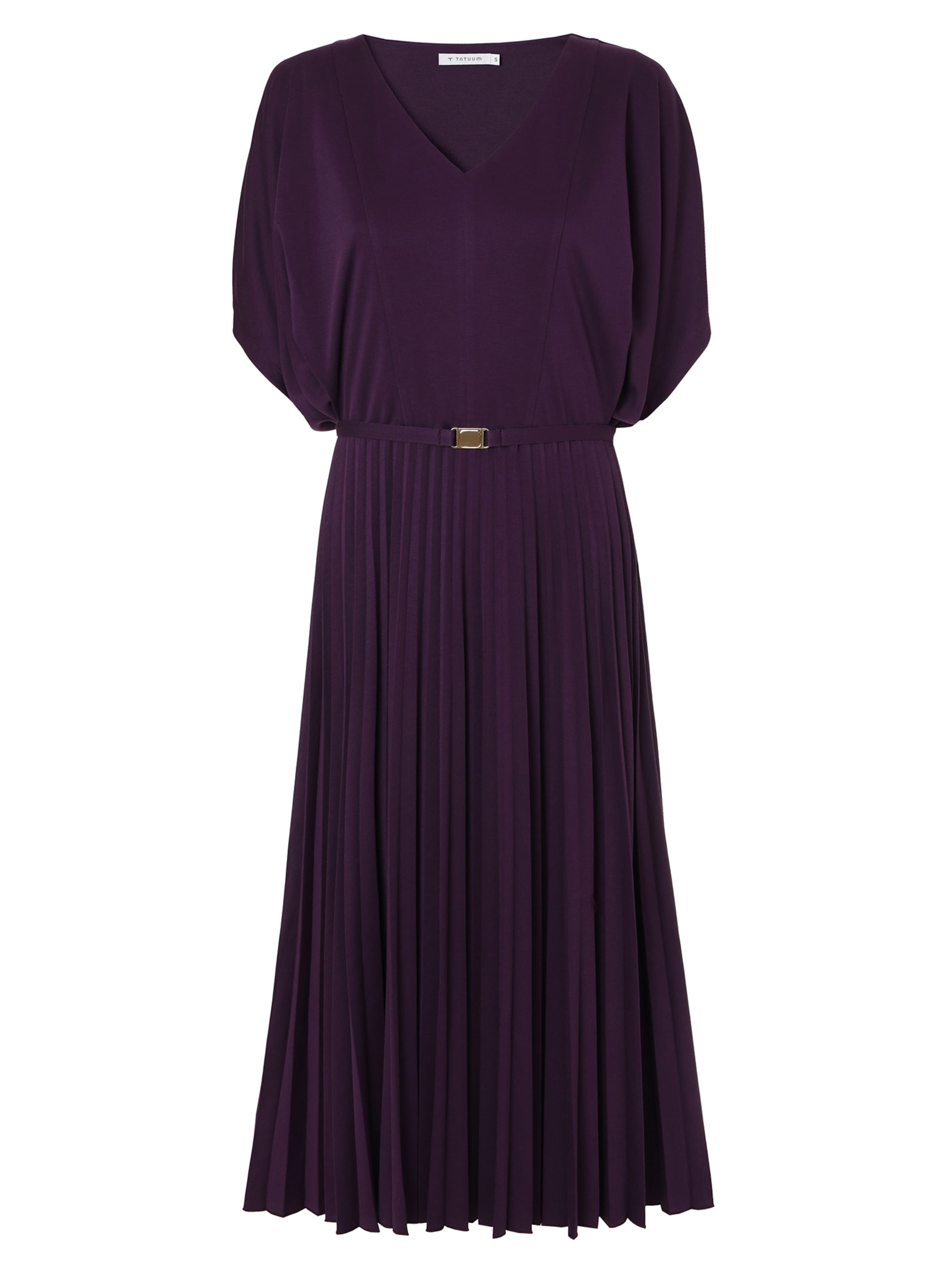 TATUUM - Vestido de punto 'Naki' en lila: frente