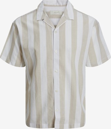 Chemise JACK & JONES en beige : devant