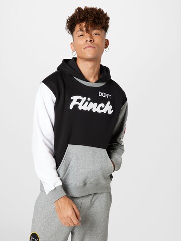 PUMA Athletic Sweatshirt in Black: front