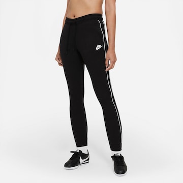 Nike Sportswear - Tapered Pantalón en negro: frente