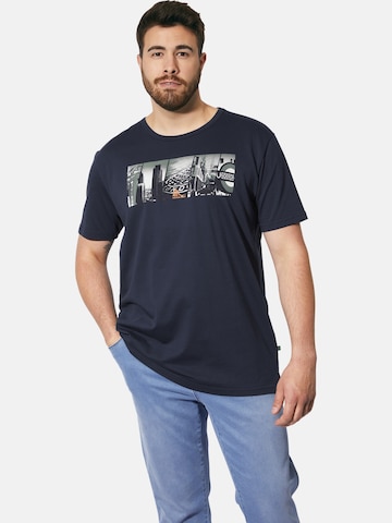 Charles Colby Shirt 'Earl Baseley' in Blue: front