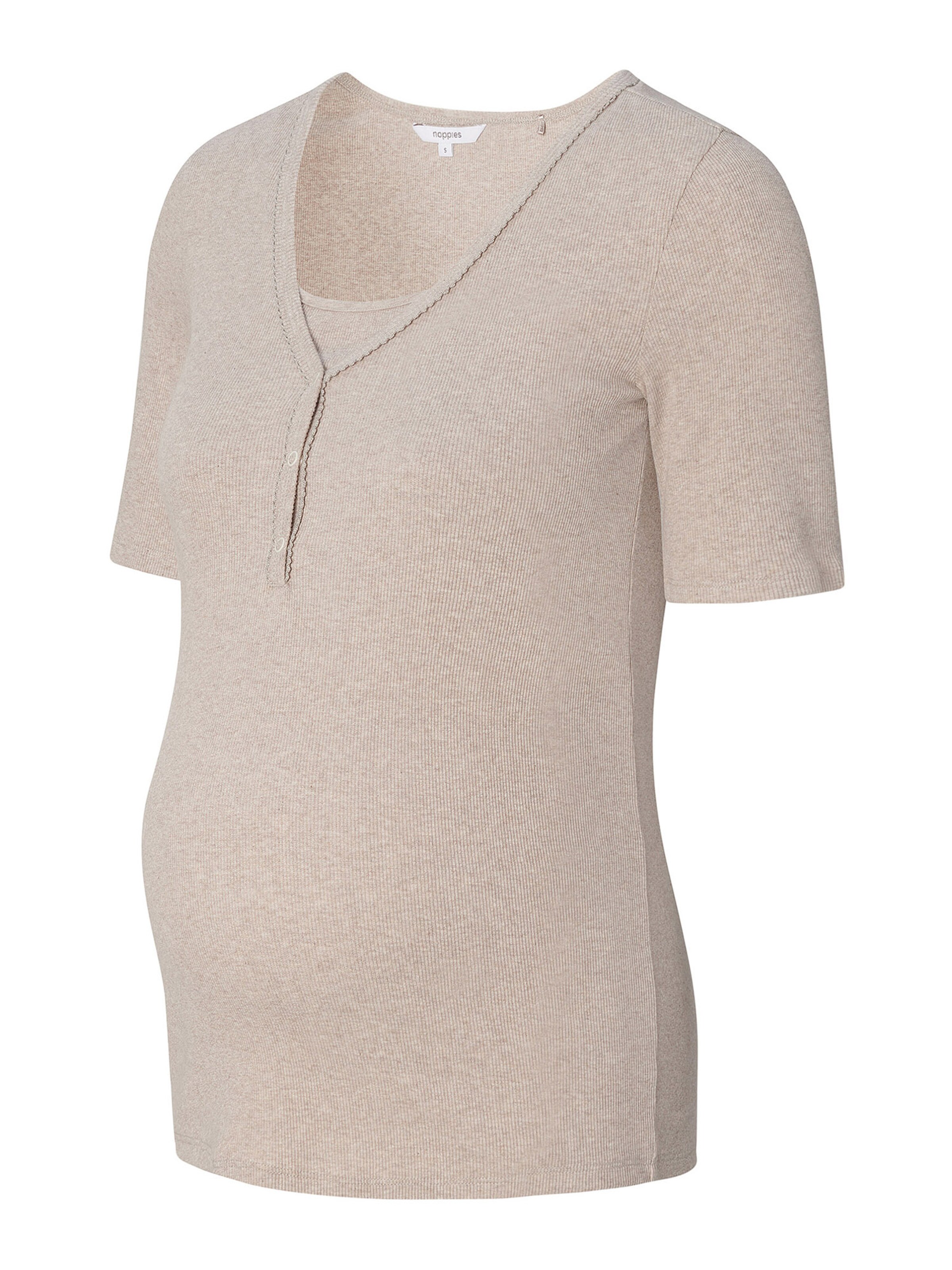 Chemise de nuit 'Renate' Noppies en gris