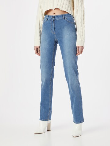 Coupe slim Jean GERRY WEBER en bleu : devant