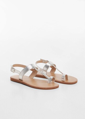 MANGO KIDS Sandale 'Ara' in Silber