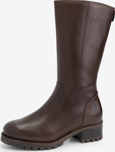 Travelin Bottes 'Fitjar' en brun foncé, Vue avec produit