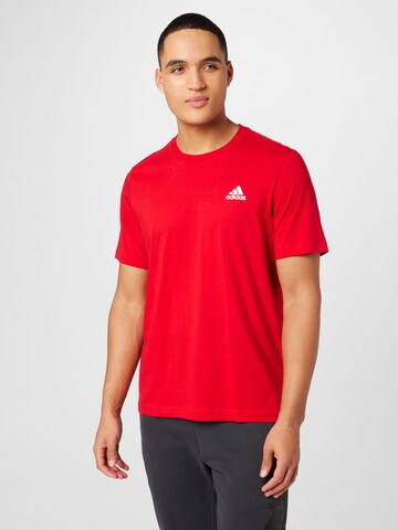 ADIDAS SPORTSWEAR Функциональная футболка 'Essentials' в Красный: спереди