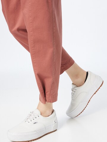 BRAX Tapered Pleat-front trousers 'MELO' in Brown