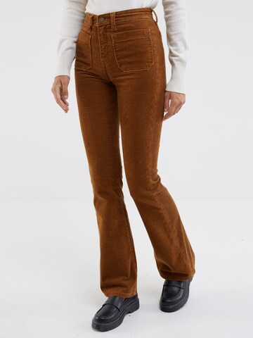 BIG STAR Regular Pants 'YASEMIN' in Brown: front