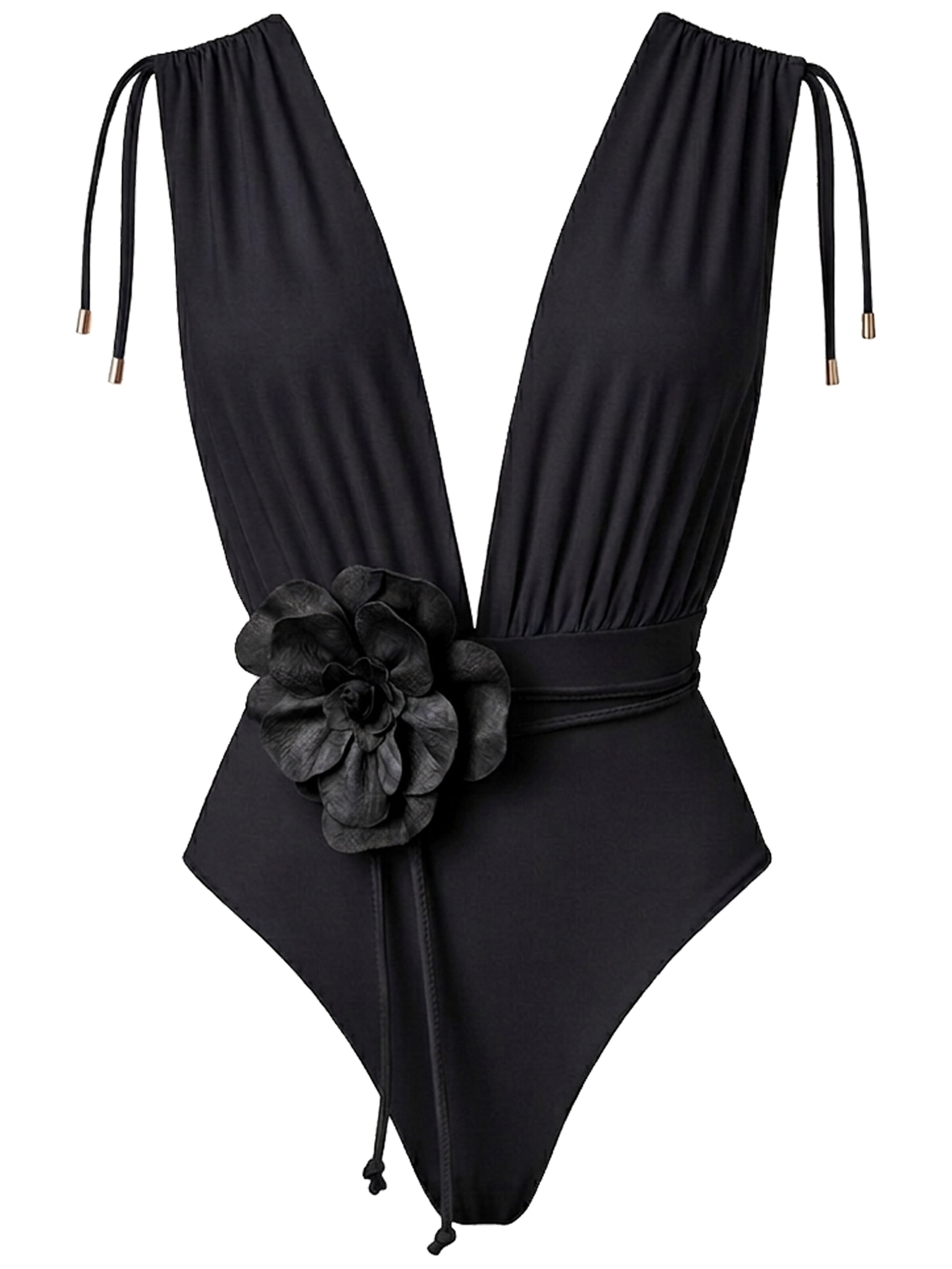 SEA ME SWIM Badeanzug‌‌ in Schwarz: Vorderseite