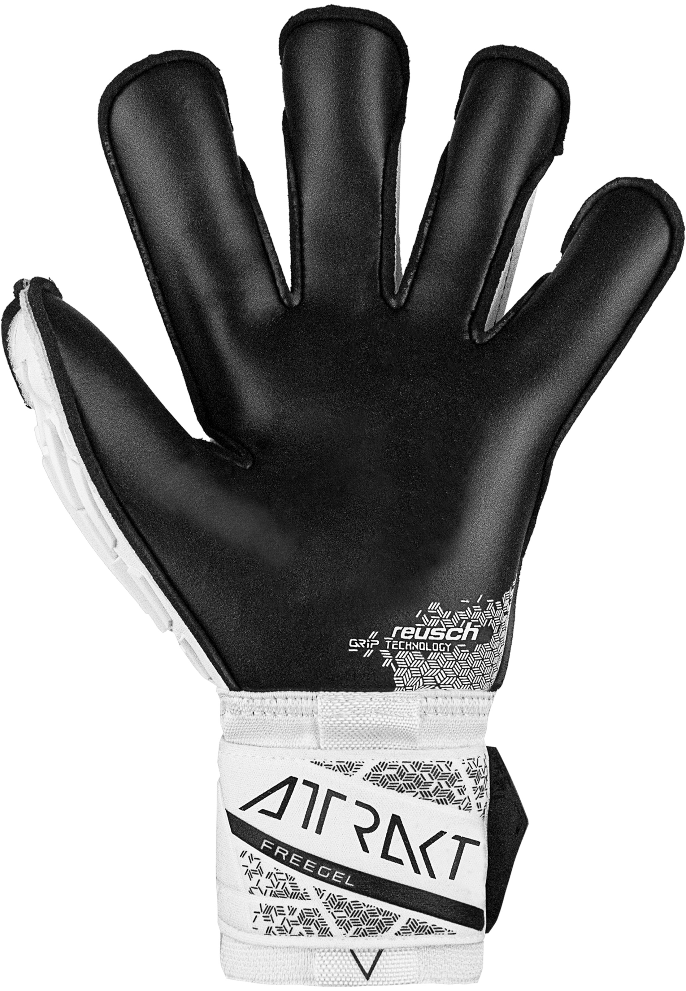 REUSCH Torwarthandschuhe 'Attrakt Freegel Gold X Evolution' in Schwarz