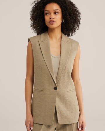 WE Fashion Жилет от костюма в Серый: спереди