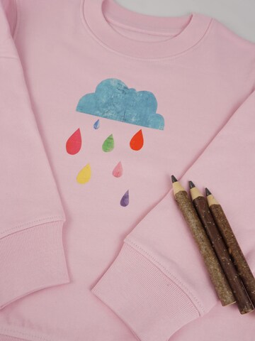 MelaDi Sweatshirt 'Regenwolke' in Pink
