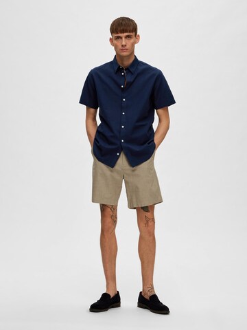 SELECTED HOMME Regular fit Overhemd in Blauw