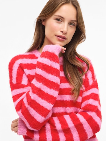 VILA Sweater 'VIMARLEY' in Pink