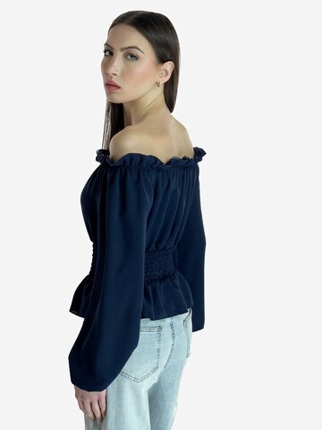 Elara Bluse in Blau
