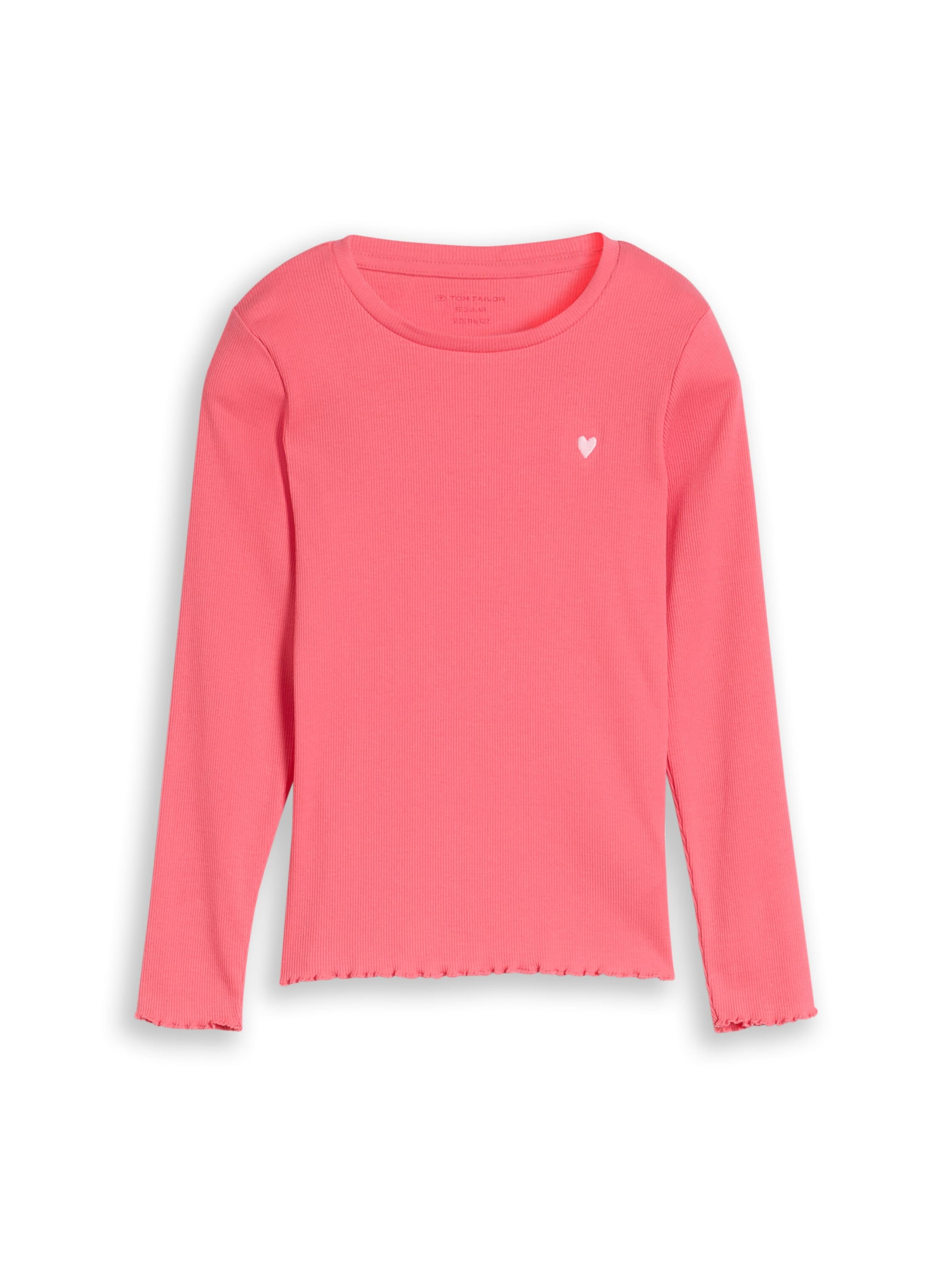 TOM TAILOR Shirt in Rood: voorkant