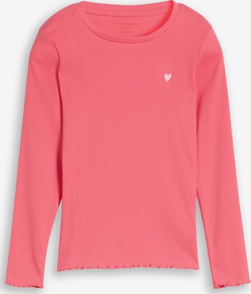 TOM TAILOR Shirt in Rood: voorkant