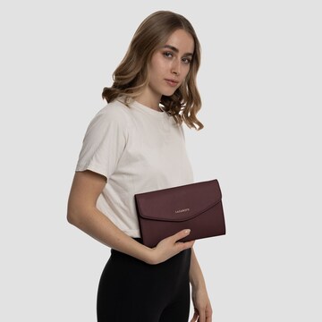 Pochette 'Bologna' Lazarotti en rouge : devant