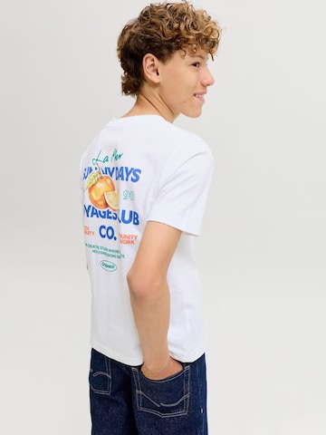 Jack & Jones Junior Shirt in Wit: voorkant