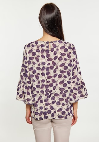 Usha - Blusa en beige