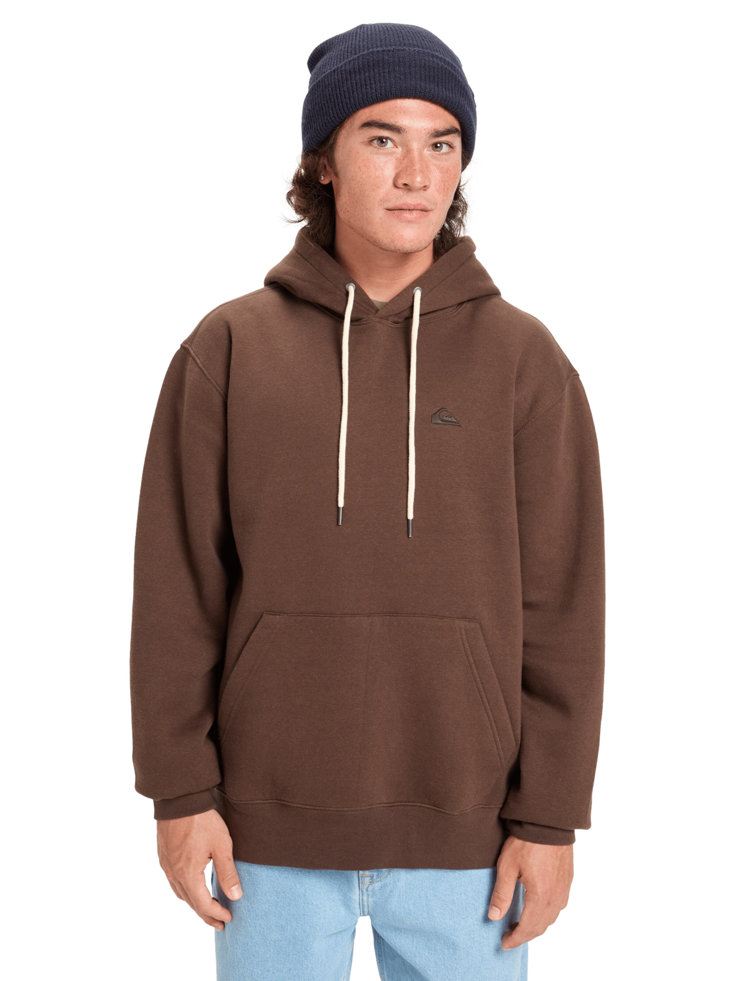 QUIKSILVER Sweatshirt 'Salt Water' in Brown: front